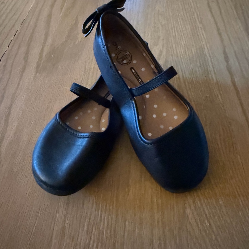 Wonder Nation Black Dress Shoes